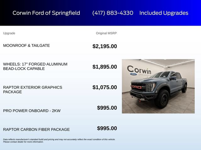 Certified 2023 Ford F150 Raptor AWD/4WD image 6