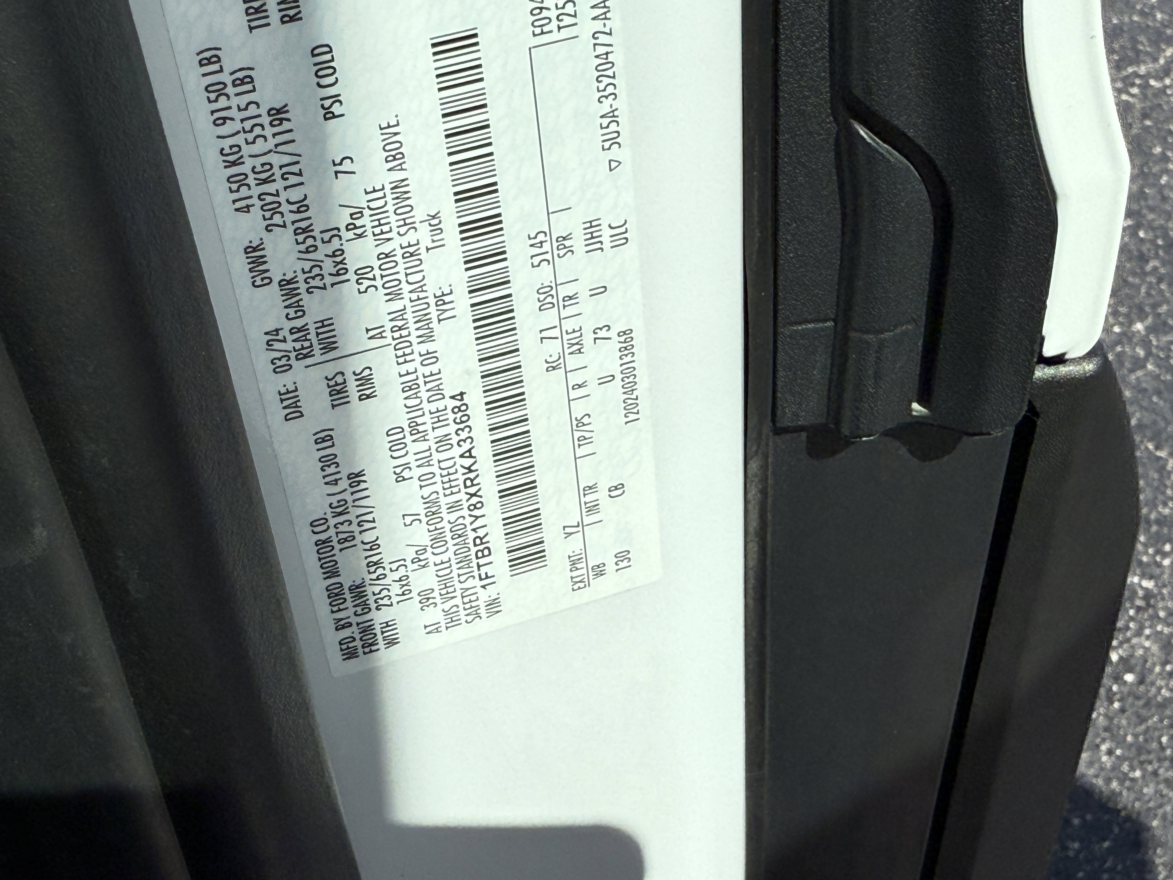 Certified 2024 Ford Transit 250 w/ Exterior Upgrade Package image 28