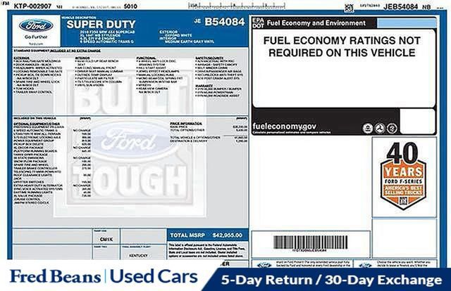 Certified 2018 Ford F250 XL w/ Power Equipment Group image 29