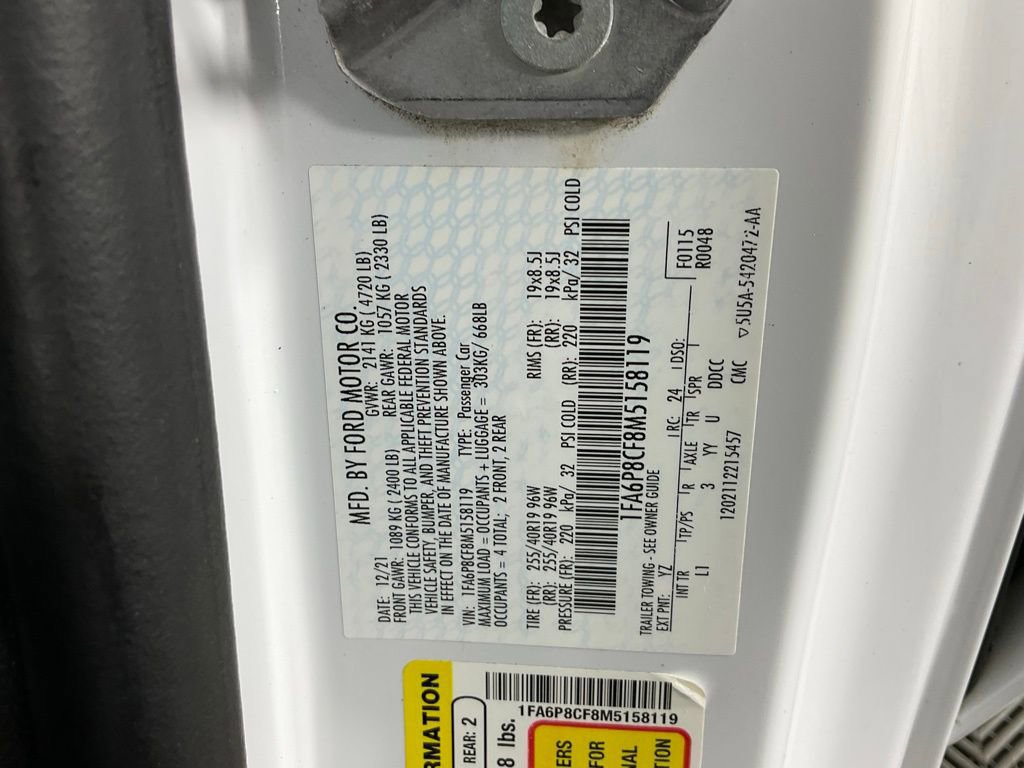 Certified 2021 Ford Mustang GT Premium w/ Equipment Group 401A image 25