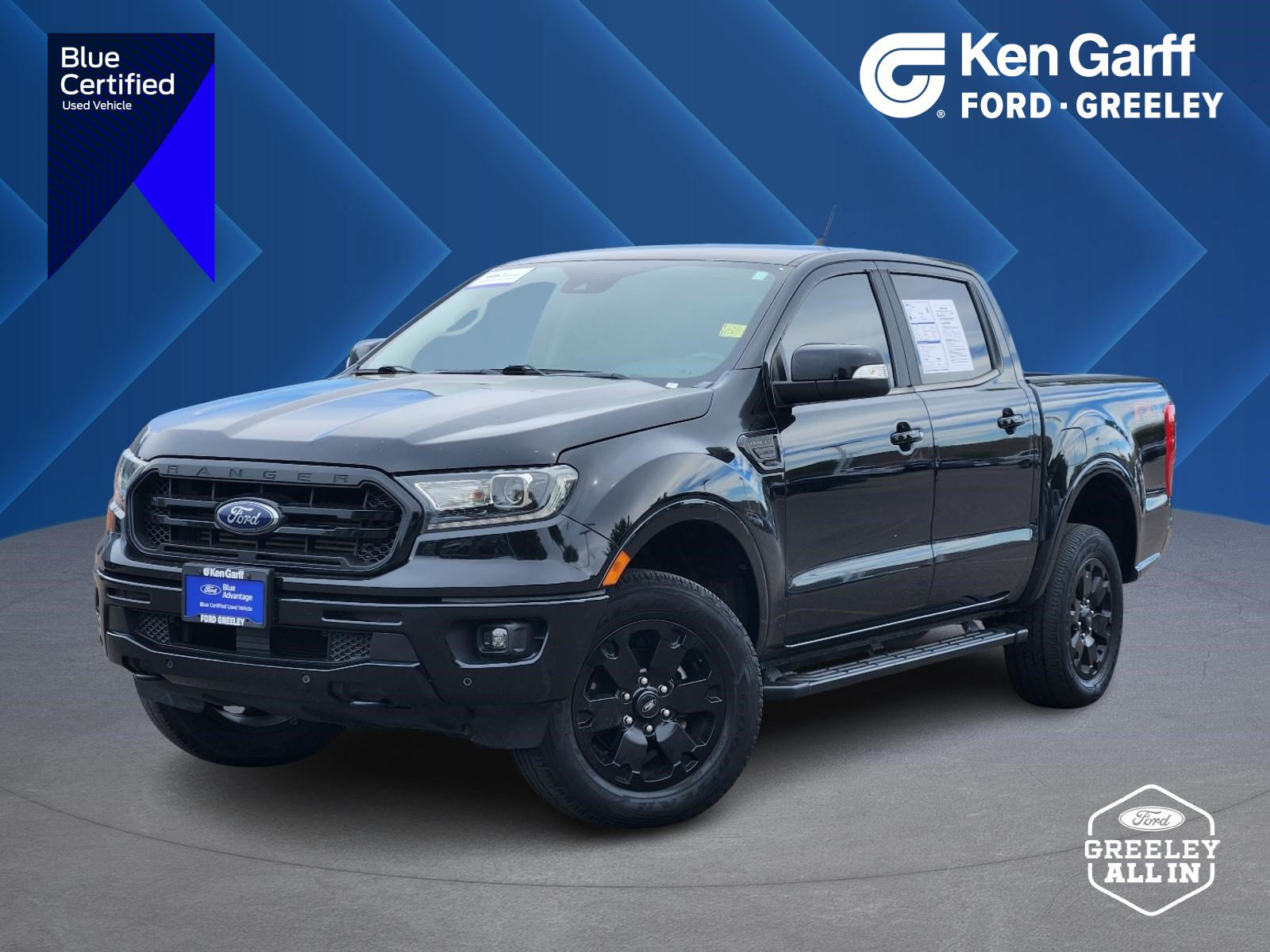 Certified 2019 Ford Ranger Lariat w/ Black Appearance Package AWD/4WD image 1