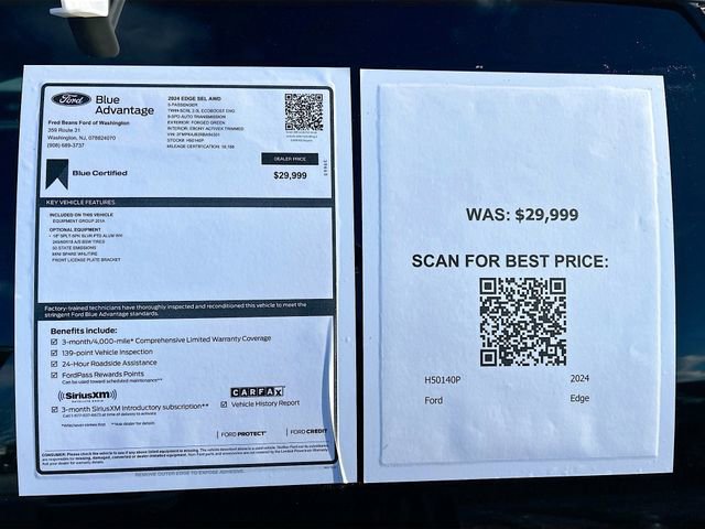 Certified 2024 Ford Edge SEL image 32