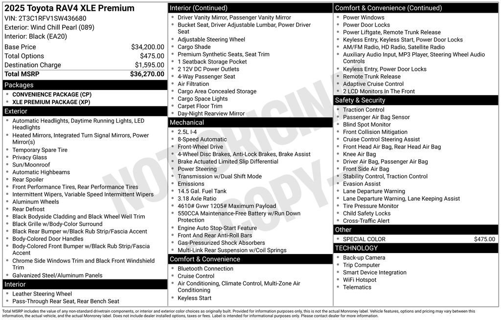 Used 2025 Toyota RAV4 XLE Premium image 6