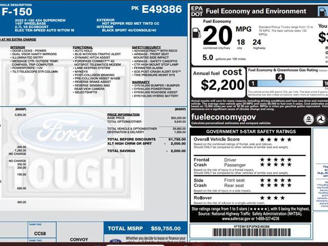 Certified 2023 Ford F150 XLT w/ Equipment Group 302A High AWD/4WD image 5