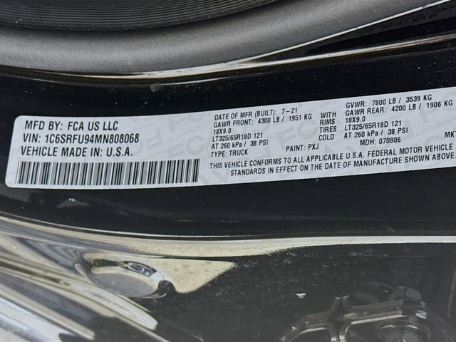 Used 2021 RAM 1500 TRX w/ TRX Level 2 Equipment Group image 38