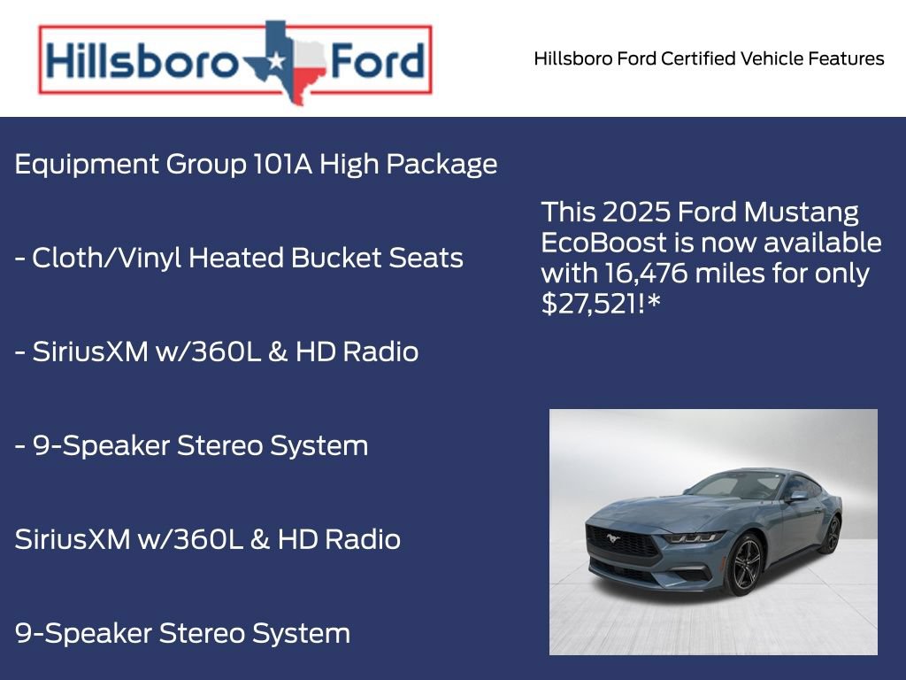 Certified 2025 Ford Mustang Coupe RWD image 5