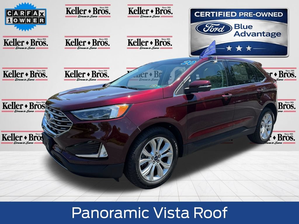 Certified 2020 Ford Edge Titanium w/ Equipment Group 301A AWD/4WD image 3