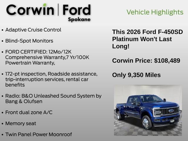 Certified 2026 Ford F450 Platinum AWD/4WD image 7
