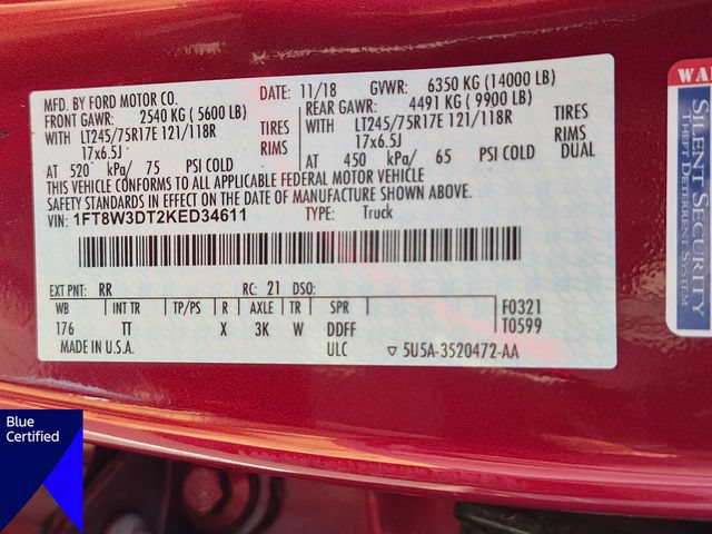 Certified 2019 Ford F350 Limited AWD/4WD image 39