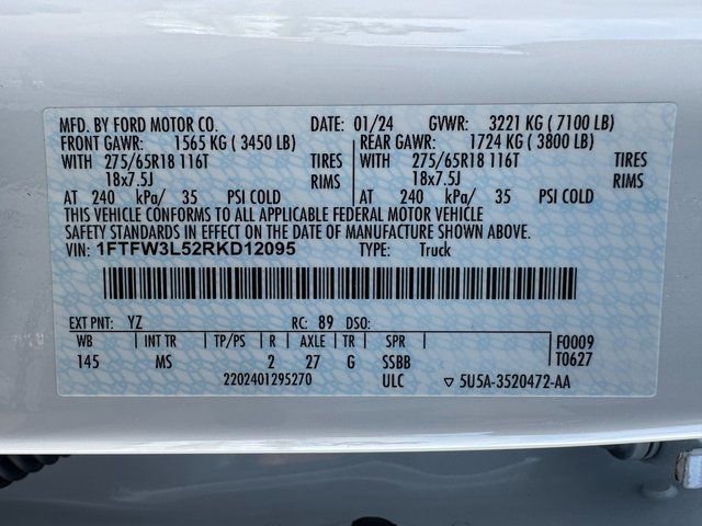 Certified 2024 Ford F150 XLT w/ Bed Utility Package AWD/4WD image 30