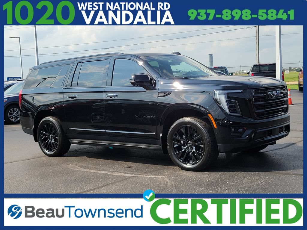 Used 2025 GMC Yukon XL Elevation w/ LPO, Yukon Black Package AWD/4WD image 1