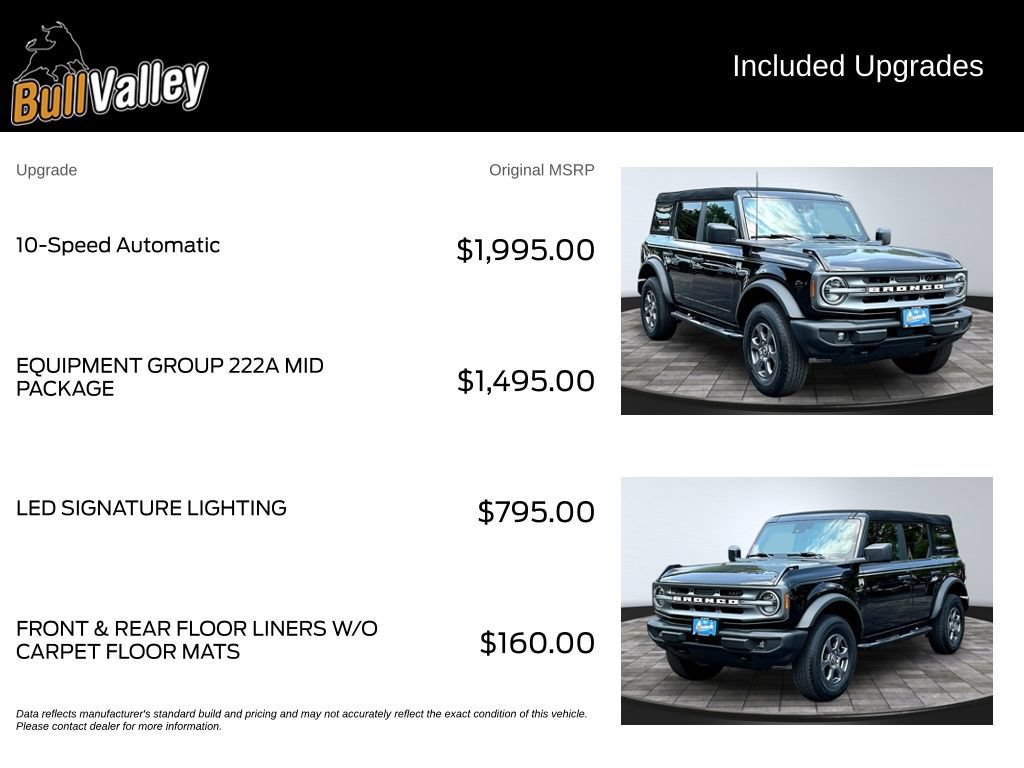 Certified 2023 Ford Bronco Big Bend AWD/4WD image 11