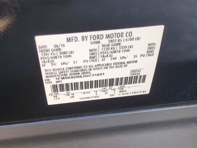 Certified 2018 Ford Explorer XLT AWD/4WD image 28