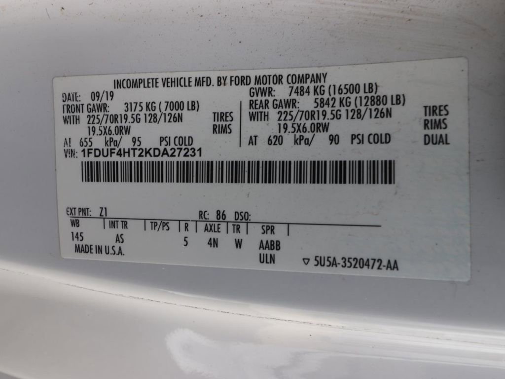 Certified 2019 Ford F450 XL w/ XL Value Package image 19