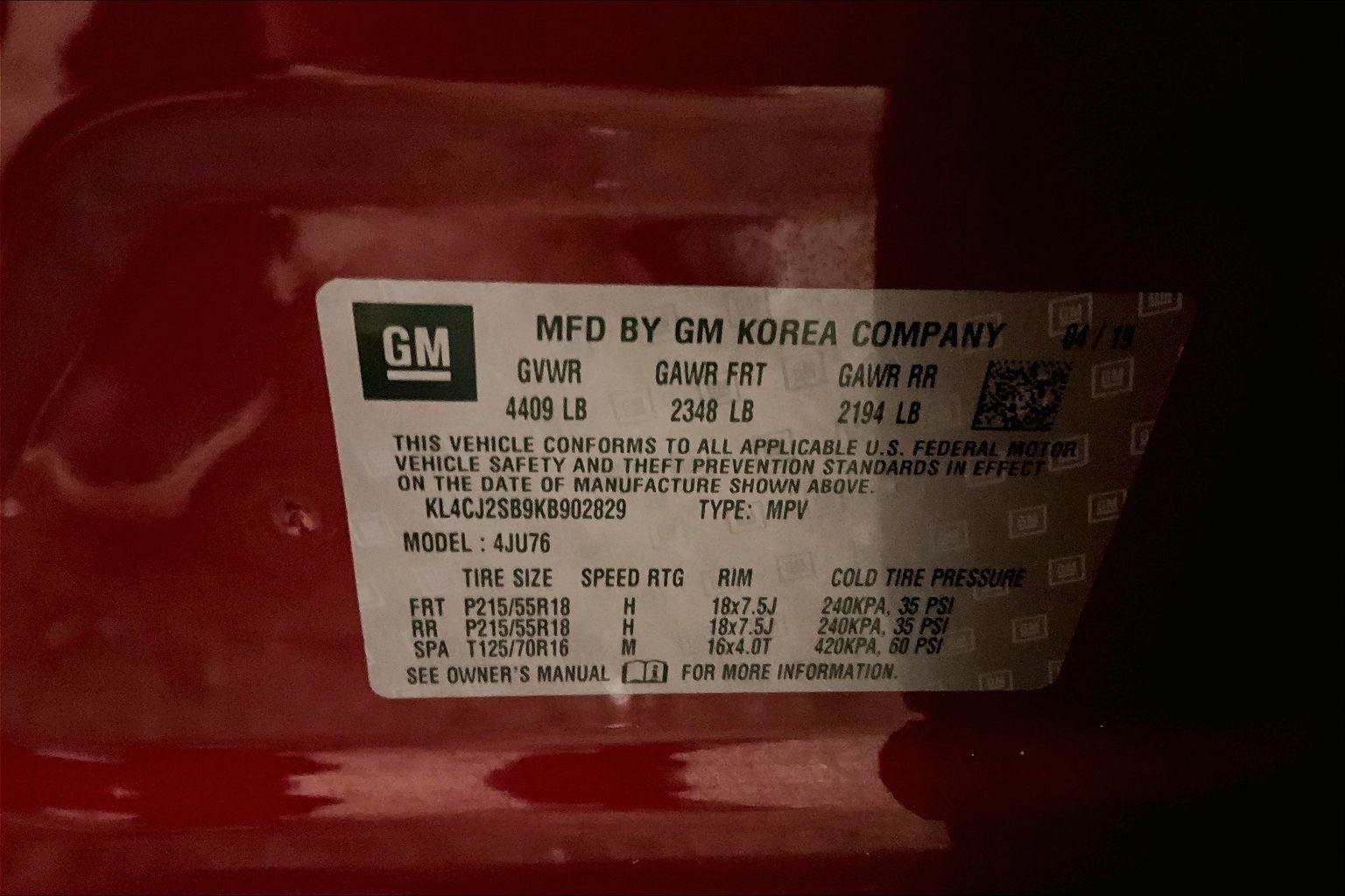 Used 2019 Buick Encore Sport Touring image 32