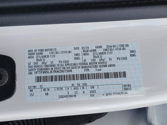 Certified 2024 Ford F150 Lariat w/ FX4 Off-Road Package image 15