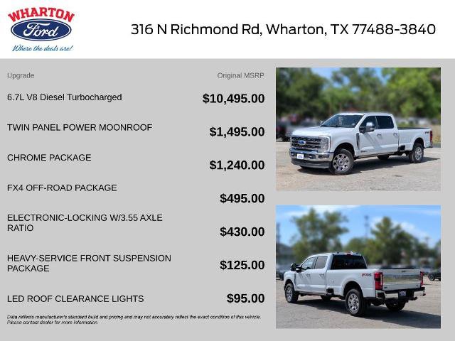 Certified 2024 Ford F350 King Ranch w/ Chrome Package AWD/4WD image 2