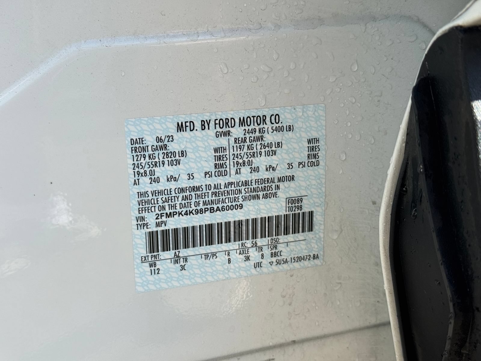 Certified 2023 Ford Edge Titanium AWD/4WD image 37