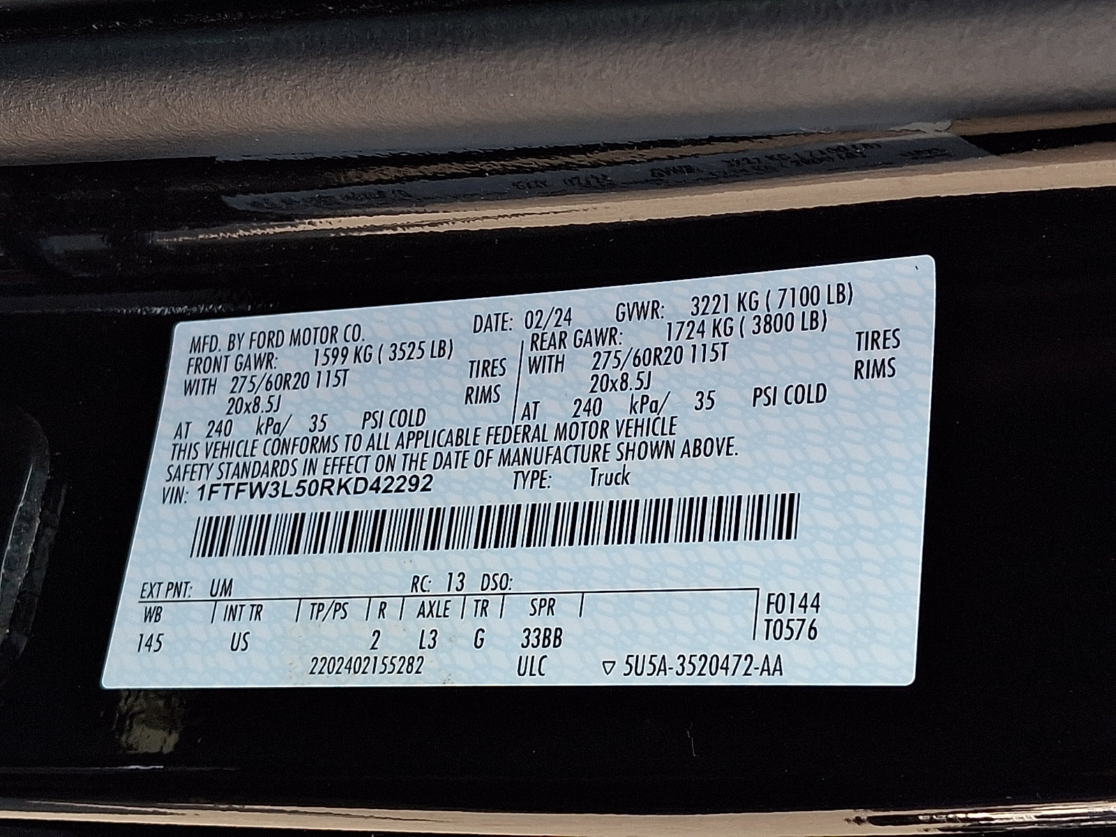 Certified 2024 Ford F150 XLT w/ Equipment Group 302A MID AWD/4WD image 28