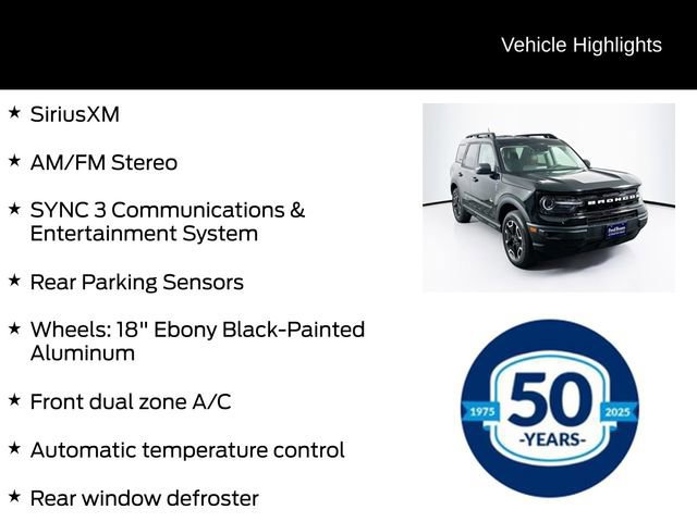 Certified 2023 Ford Bronco Sport Outer Banks w/ Tech Package image 11