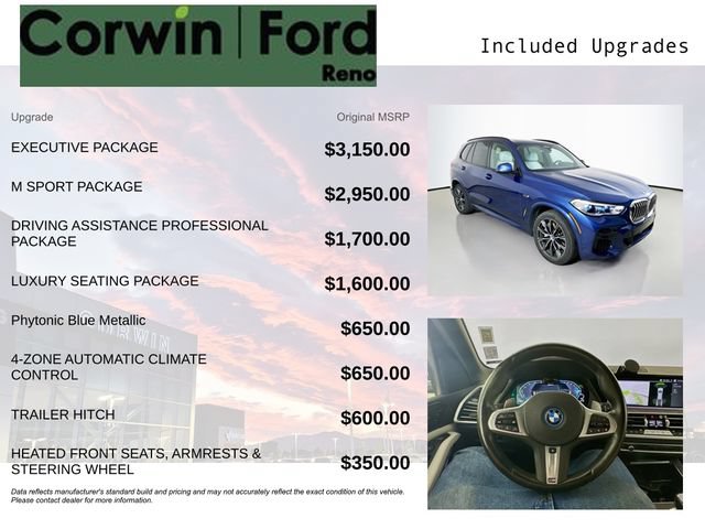 Used 2023 BMW X5 xDrive45e w/ Executive Package AWD/4WD image 3
