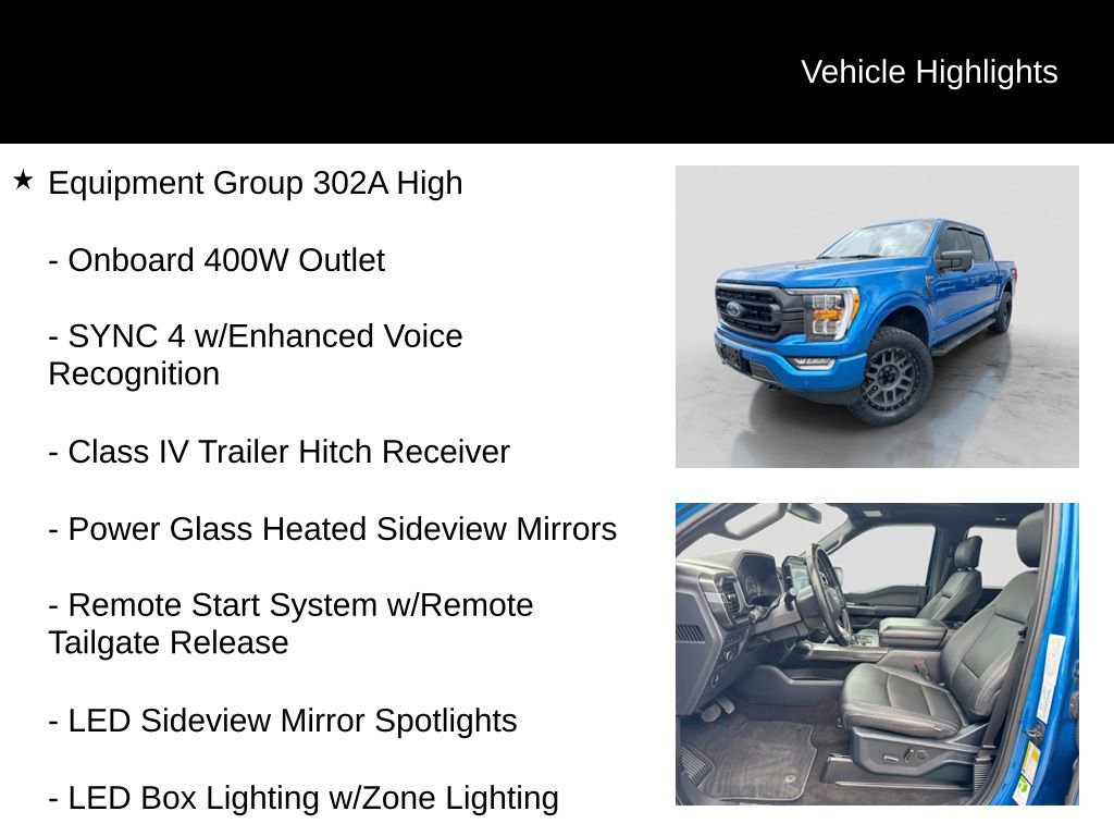 Certified 2021 Ford F150 XLT w/ Equipment Group 302A High AWD/4WD image 6