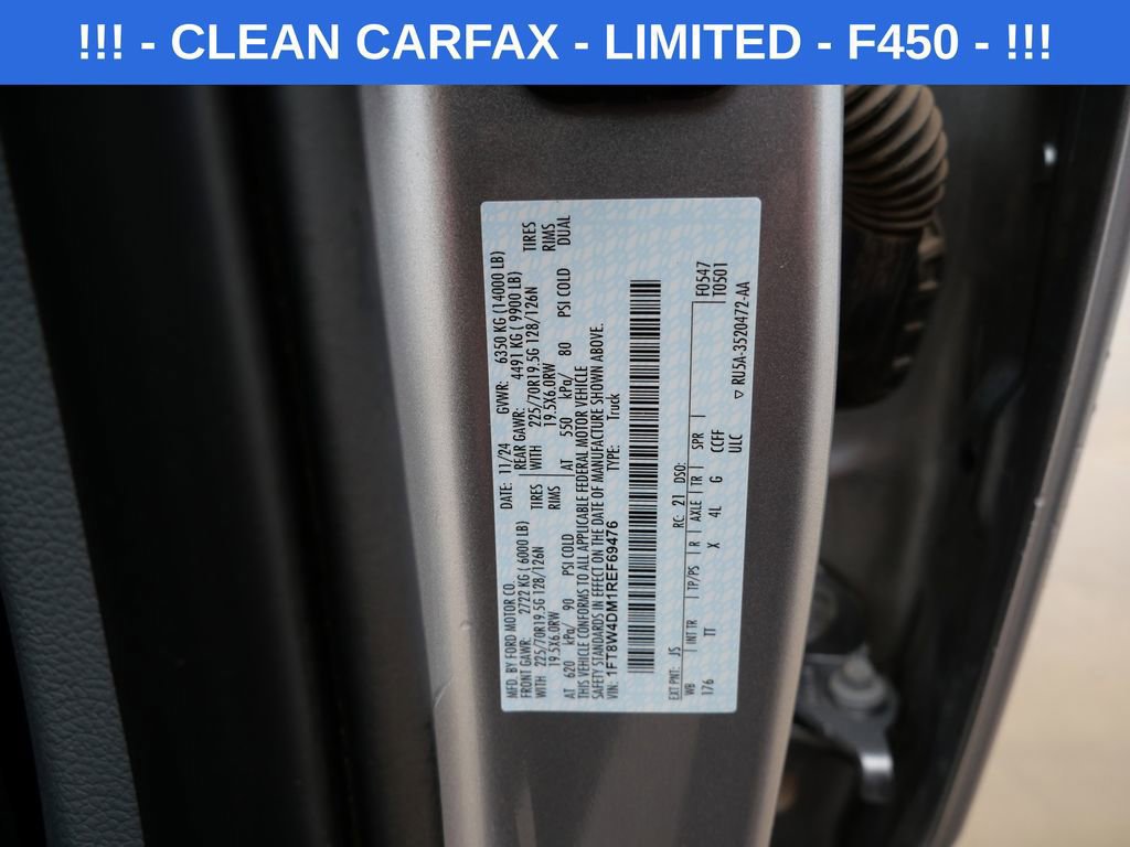 Certified 2024 Ford F450 Limited image 29