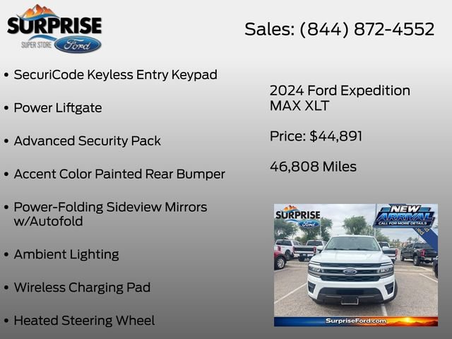 Certified 2024 Ford Expedition Max XLT AWD/4WD image 24