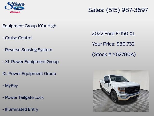 Certified 2022 Ford F150 XL w/ Equipment Group 101A High AWD/4WD image 11