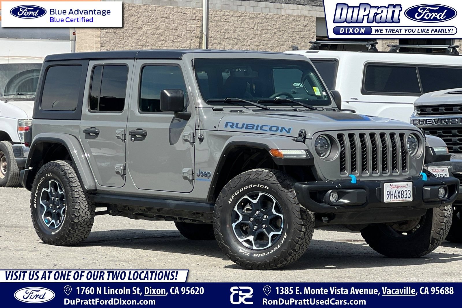Used 2023 Jeep Wrangler Unlimited Rubicon 4xe w/ Steel Bumper Group