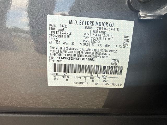 Certified 2023 Ford Explorer XLT AWD/4WD image 14