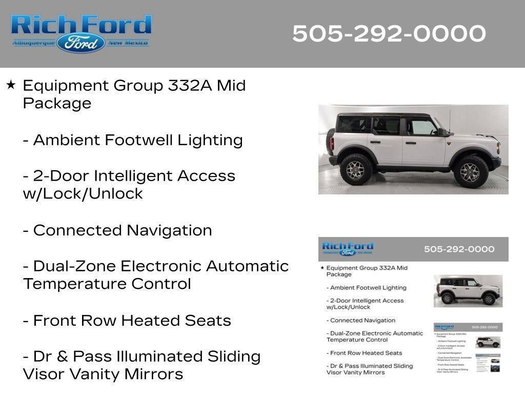 Certified 2025 Ford Bronco Badlands AWD/4WD image 25
