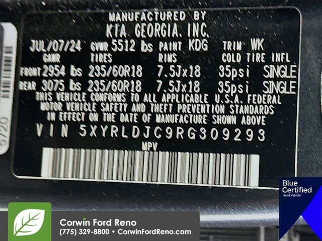 Used 2024 Kia Sorento S w/ Panoramic Sunroof Package image 37