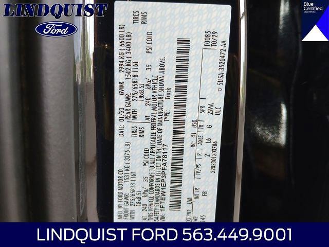 Certified 2023 Ford F150 XLT w/ Equipment Group 302A High AWD/4WD image 22