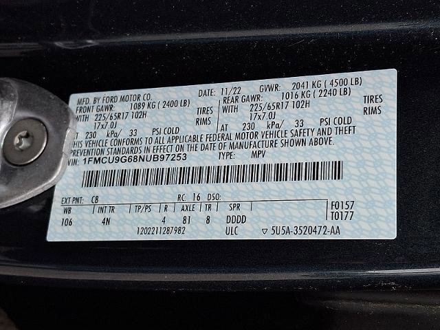 Certified 2022 Ford Escape SE image 25