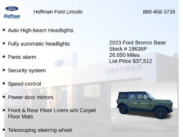 Certified 2023 Ford Bronco 4-Door AWD/4WD image 27