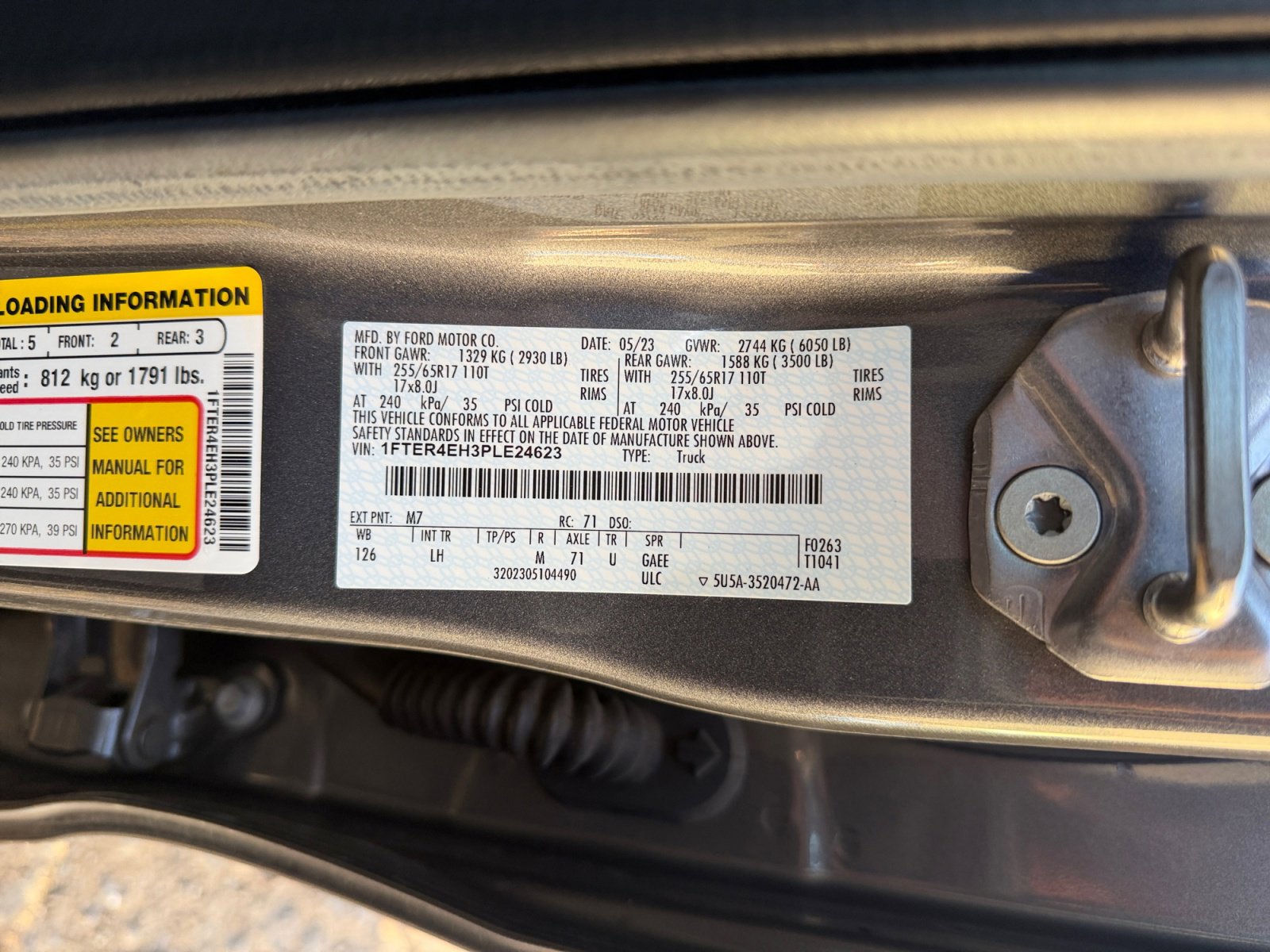 Certified 2023 Ford Ranger XLT w/ Equipment Group 301A Mid RWD image 35