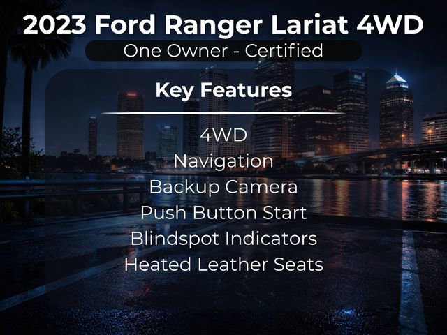 Certified 2023 Ford Ranger Lariat w/ Technology Package AWD/4WD image 14