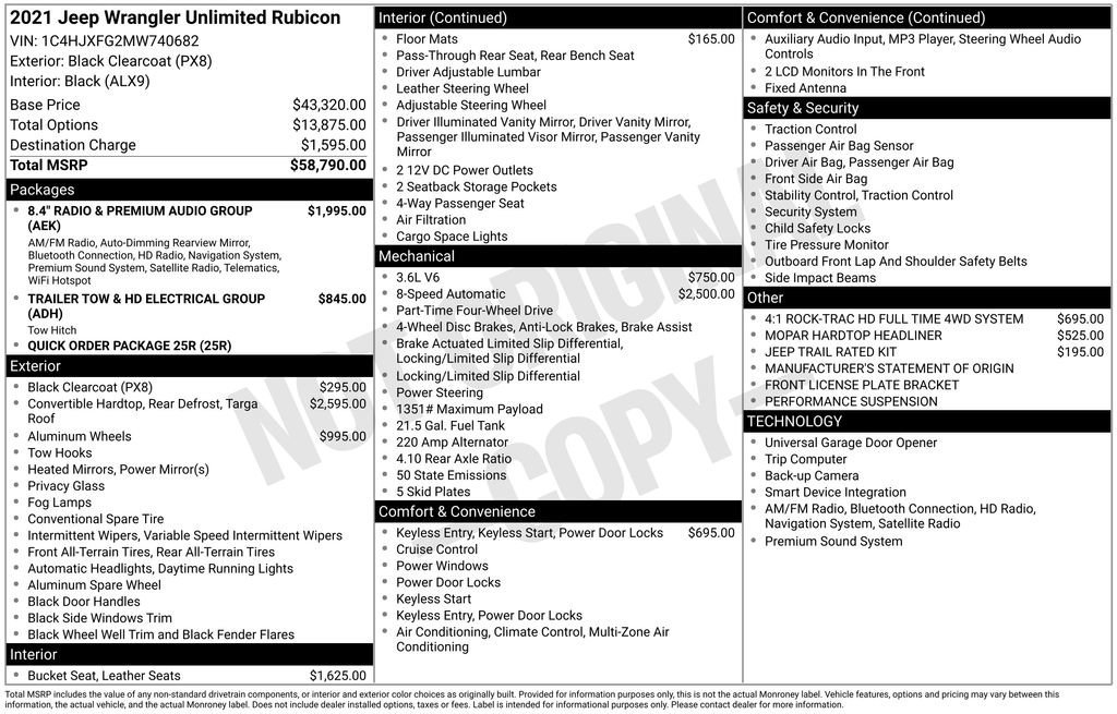 Used 2021 Jeep Wrangler Unlimited Rubicon image 34