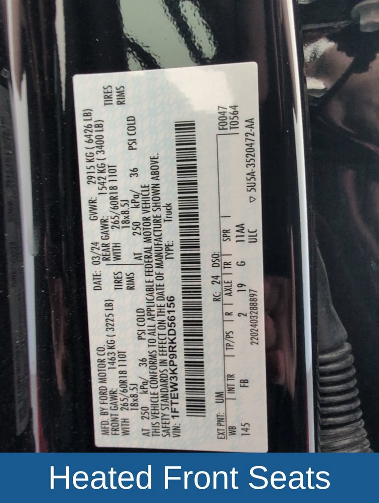 Certified 2024 Ford F150 XLT w/ Equipment Group 302A MID RWD image 41