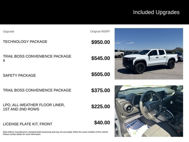 Used 2024 Chevrolet Colorado Trail Boss w/ Technology Package AWD/4WD image 5