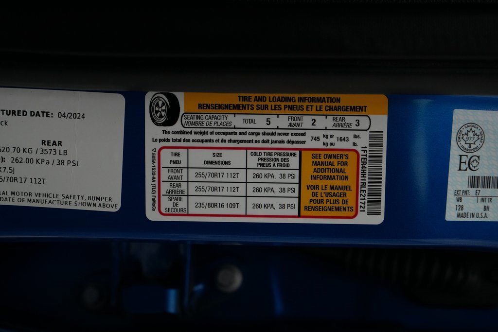 Certified 2024 Ford Ranger XLT w/ Equipment Group 301A Mid image 23