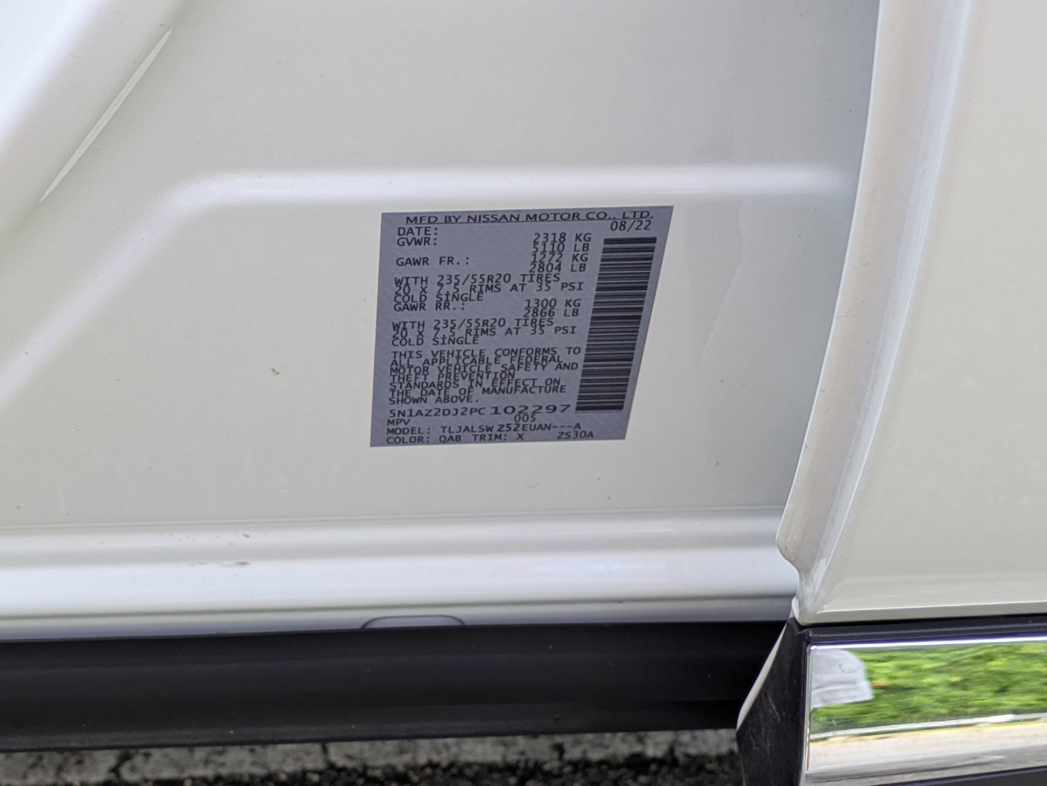 Used 2023 Nissan Murano Platinum w/ Cargo Package FWD image 44