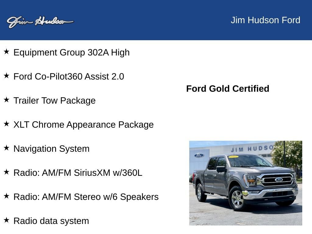 Certified 2021 Ford F150 XLT w/ Equipment Group 302A High AWD/4WD image 12