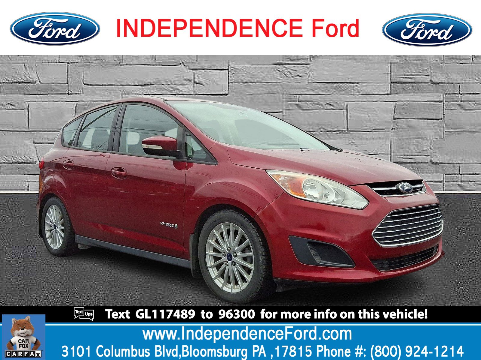 Certified 2016 Ford C-MAX SE w/ Equipment Group 201A