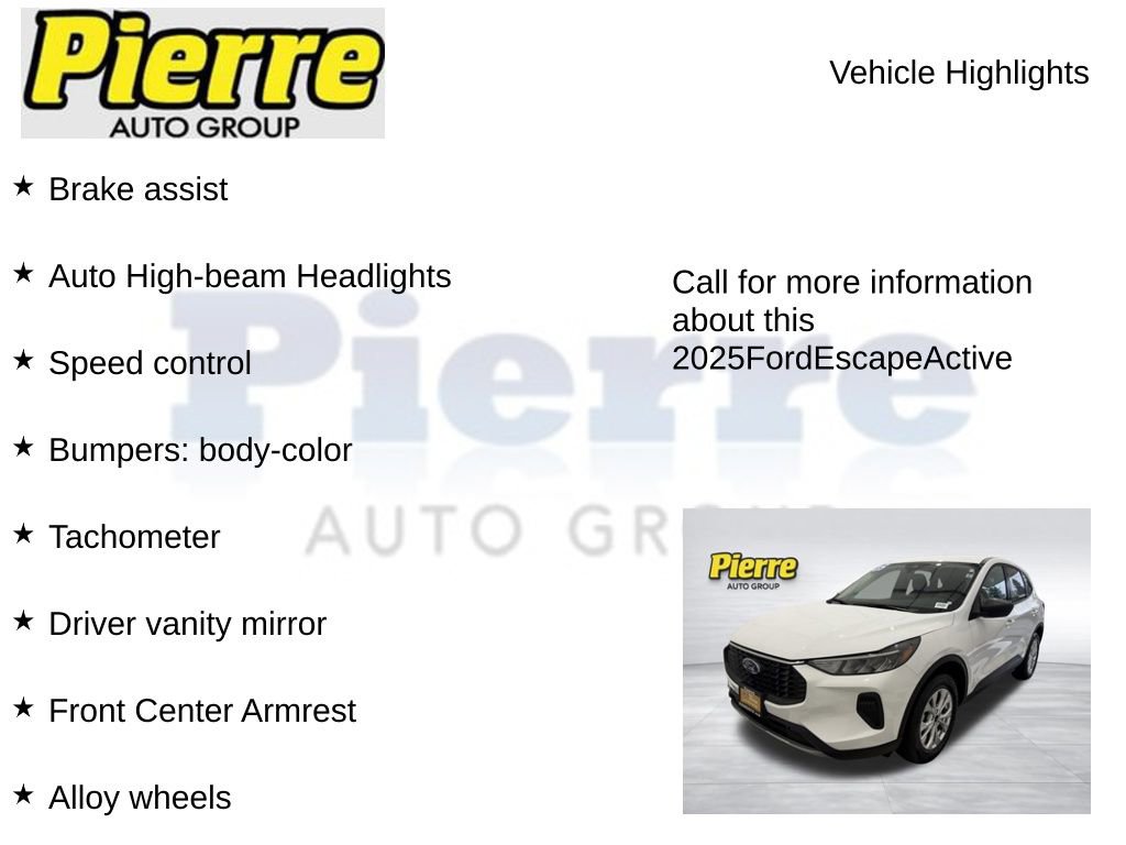 Certified 2025 Ford Escape Active AWD/4WD image 14
