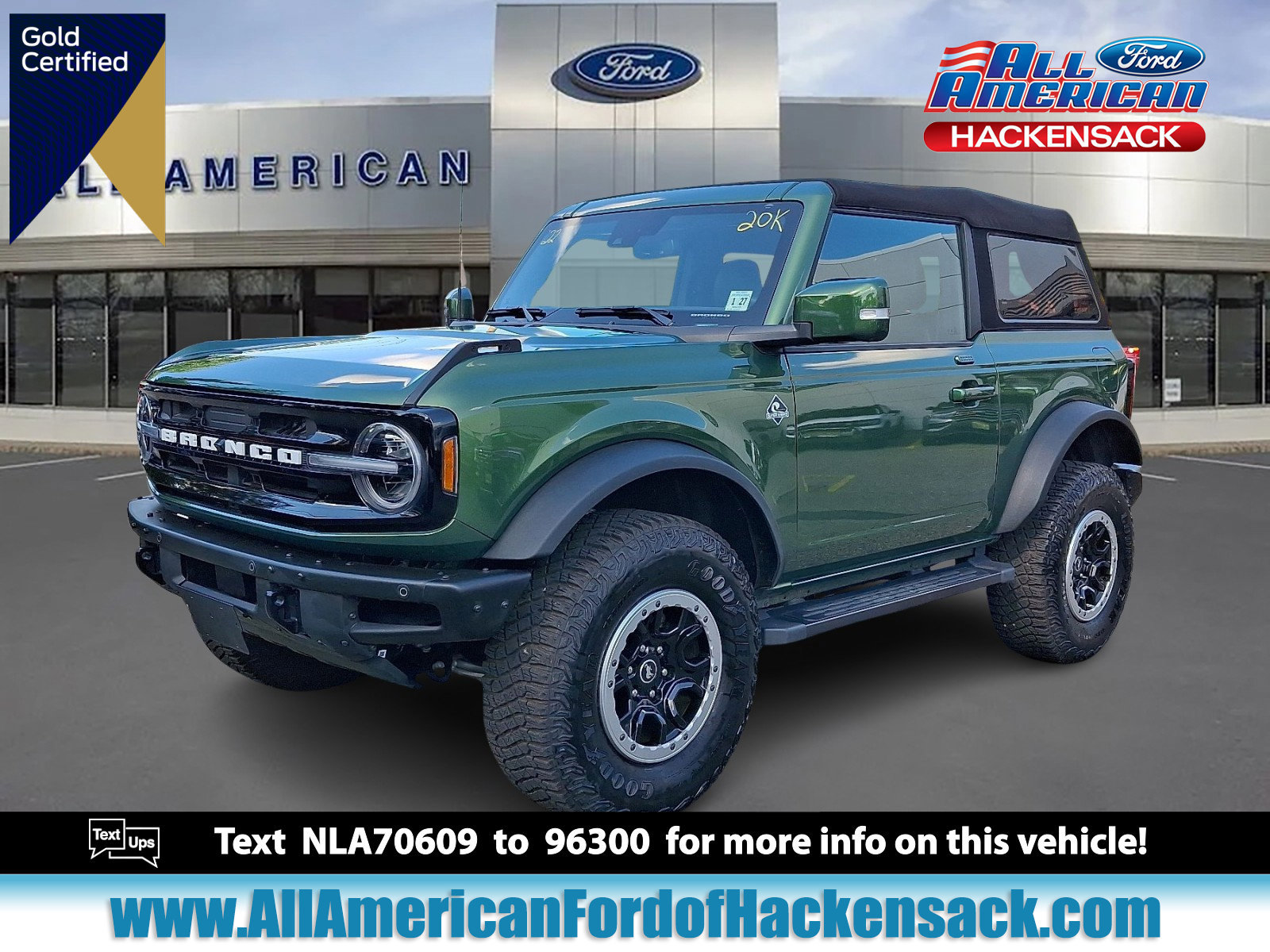 Certified 2022 Ford Bronco Outer Banks w/ Sasquatch Package