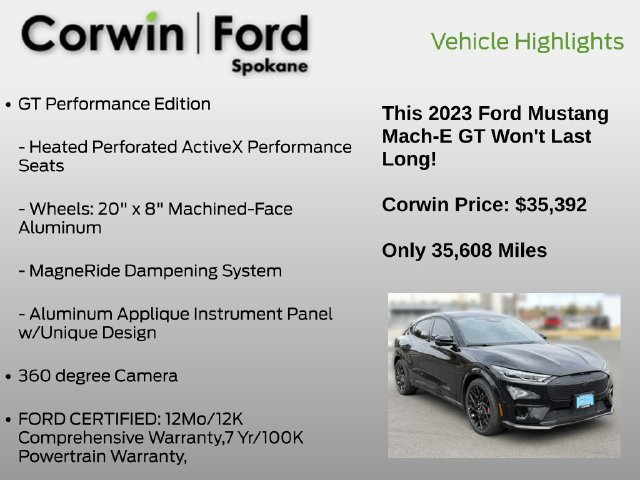 Certified 2023 Ford Mustang Mach-E GT w/ GT Performance Edition AWD/4WD image 7