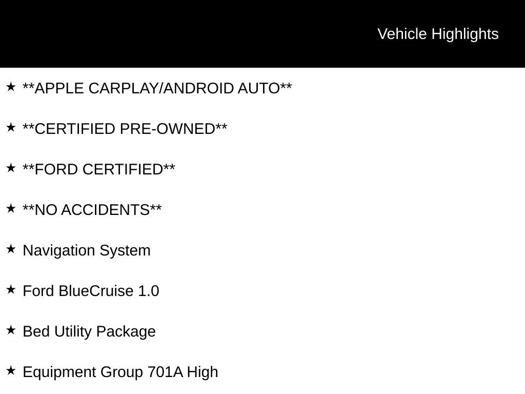 Certified 2023 Ford F150 Platinum w/ Equipment Group 701A High image 10