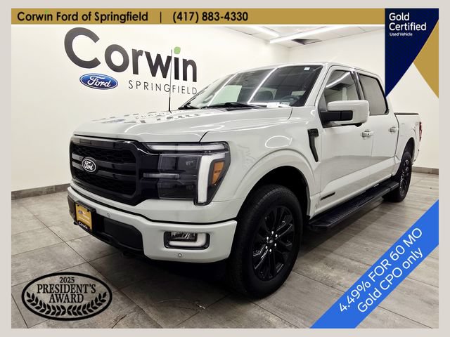 Certified 2024 Ford F150 Lariat w/ Equipment Group 502A High AWD/4WD 360° Tour